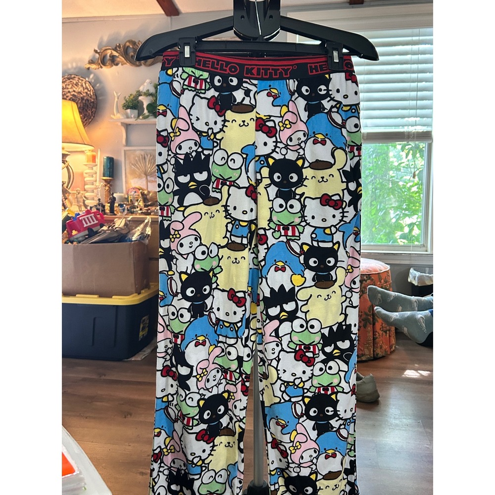 Sanrio Hello Kitty and Friends Pajama Pants Womens Small All Over Print